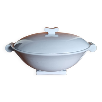 Vintage art deco style vegetable soup tureen