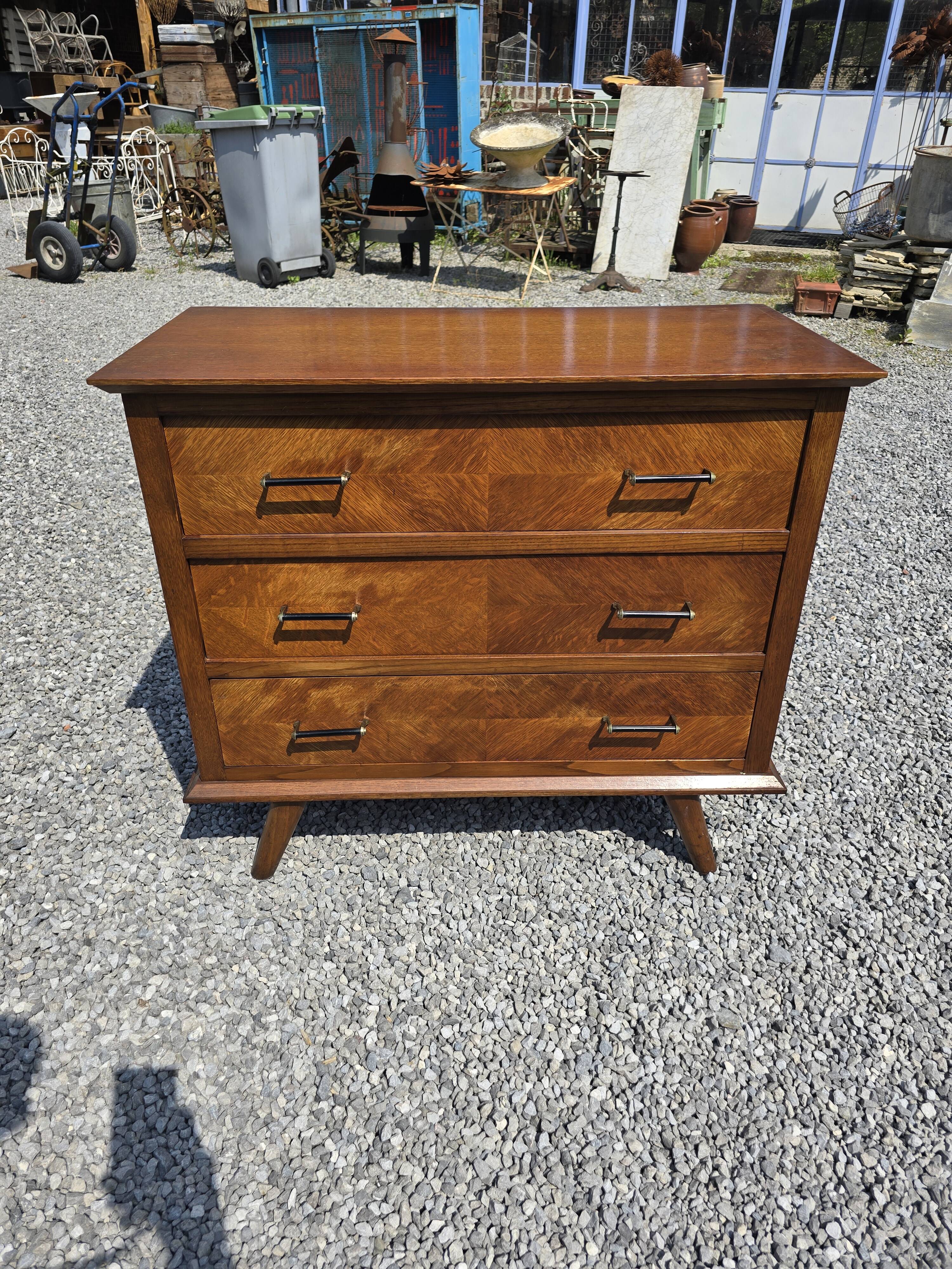Commode vintage en chêne des années 60