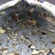 Gerbino, Vallauris, blue ashtray in mosaic earth