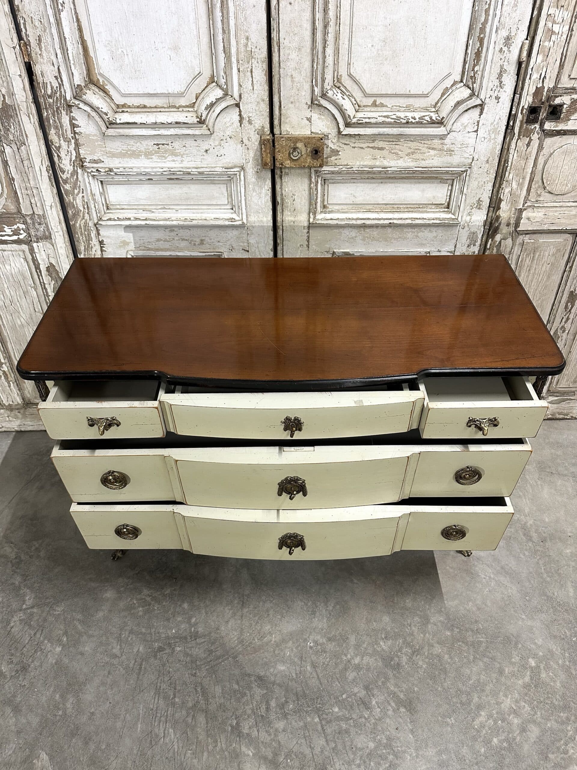 Transitional style commode painted circa 1980
