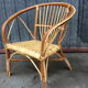 Child rattan chair from the 60s and 70s