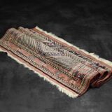 Vintage Hand-Woven Oriental Shiraz Rug, 1960s