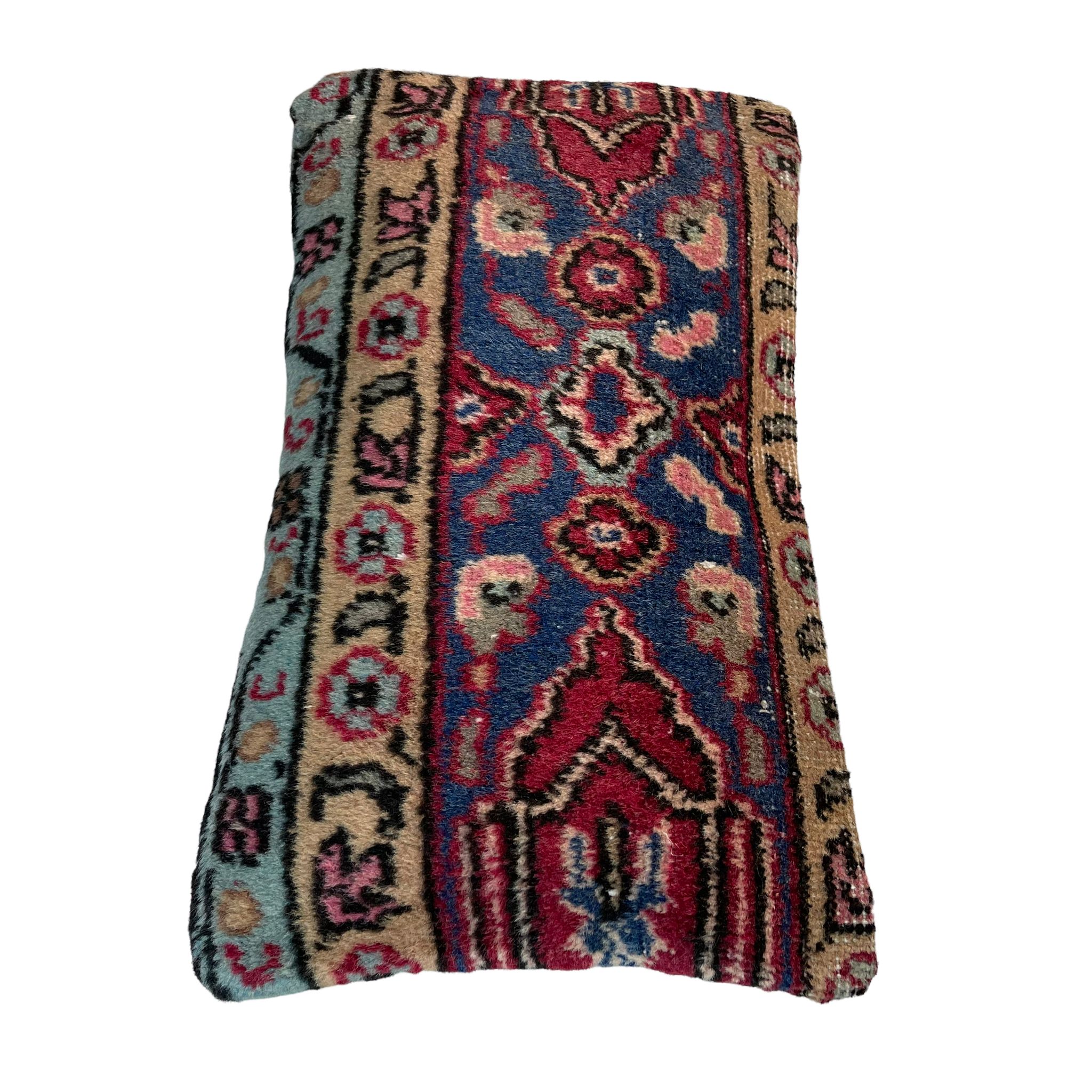 Housse de coussin de tapis turc vintage 30 x 50 cm