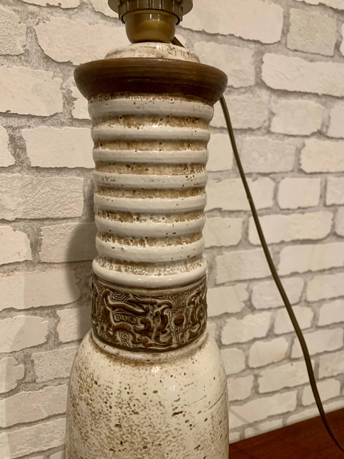 Lampe italienne vintage par U.ZACCAGNINI