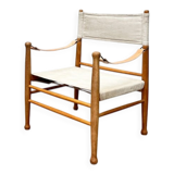 Mid-century modern Danish safari chair by Farstrup, 1960s.