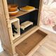 Late 19th/early 20th century solid pine dresser & wine cellar