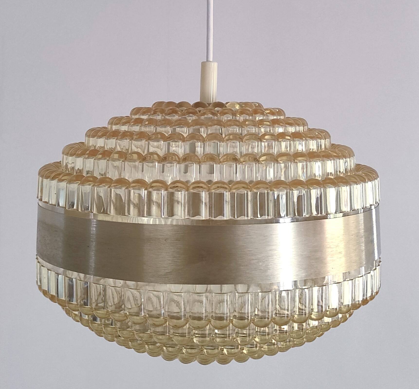 Suspension UFO space age design années 70