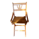 Chaise enfant pliante  bois vintage