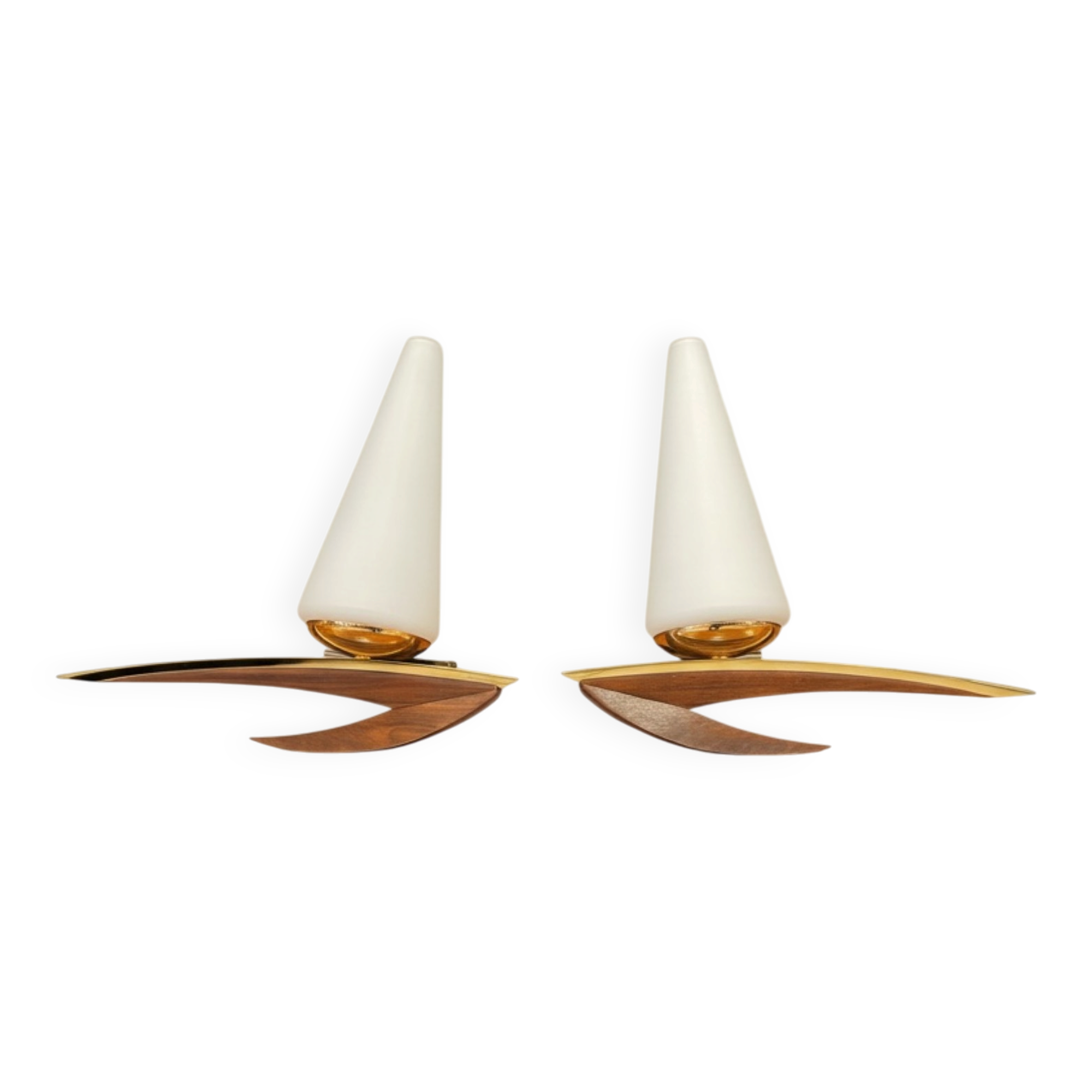Pair of wall lights 1970