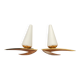 Pair of wall lights 1970