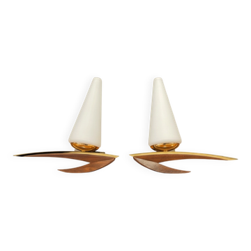 Pair of wall lights 1970