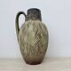 Vintage Scheurich west Germany vase with horse decor , 1970s