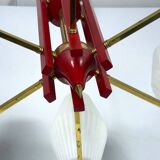 Large Mid-Century Arredoluce Monza manner chandelier. 1950s Italian design
