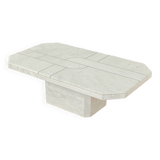 1980s marble coffee table