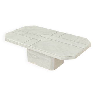 1980s marble coffee table