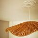 Suspension in raffia braided 65 cm