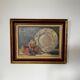 Oil on canvas - still life - signed Leonie de Bailleul