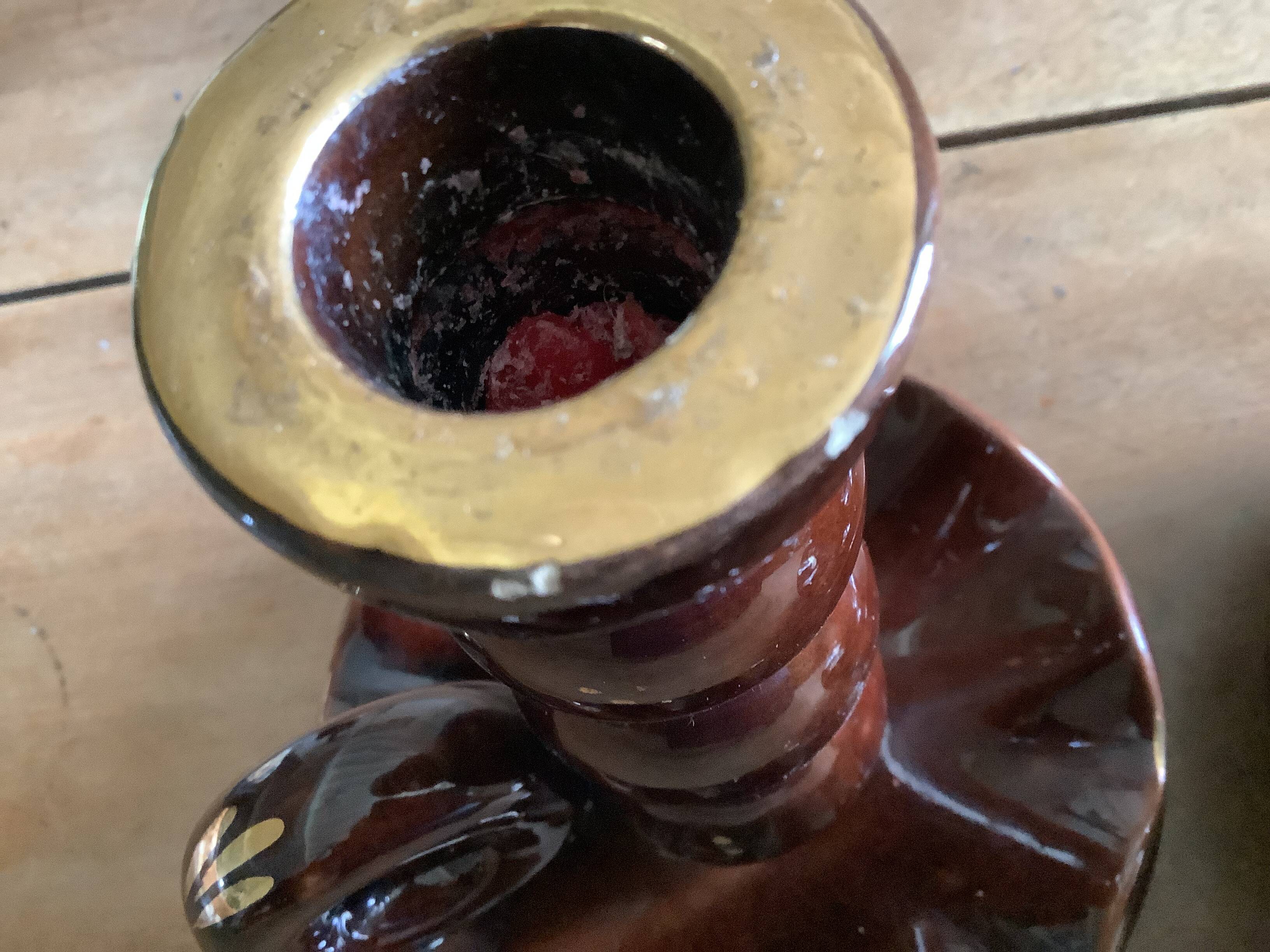 Lot bougeoirs vintage