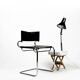 "Terrj" leather chair by Luigi Saccardo for Arrmet – Italy, 1970s