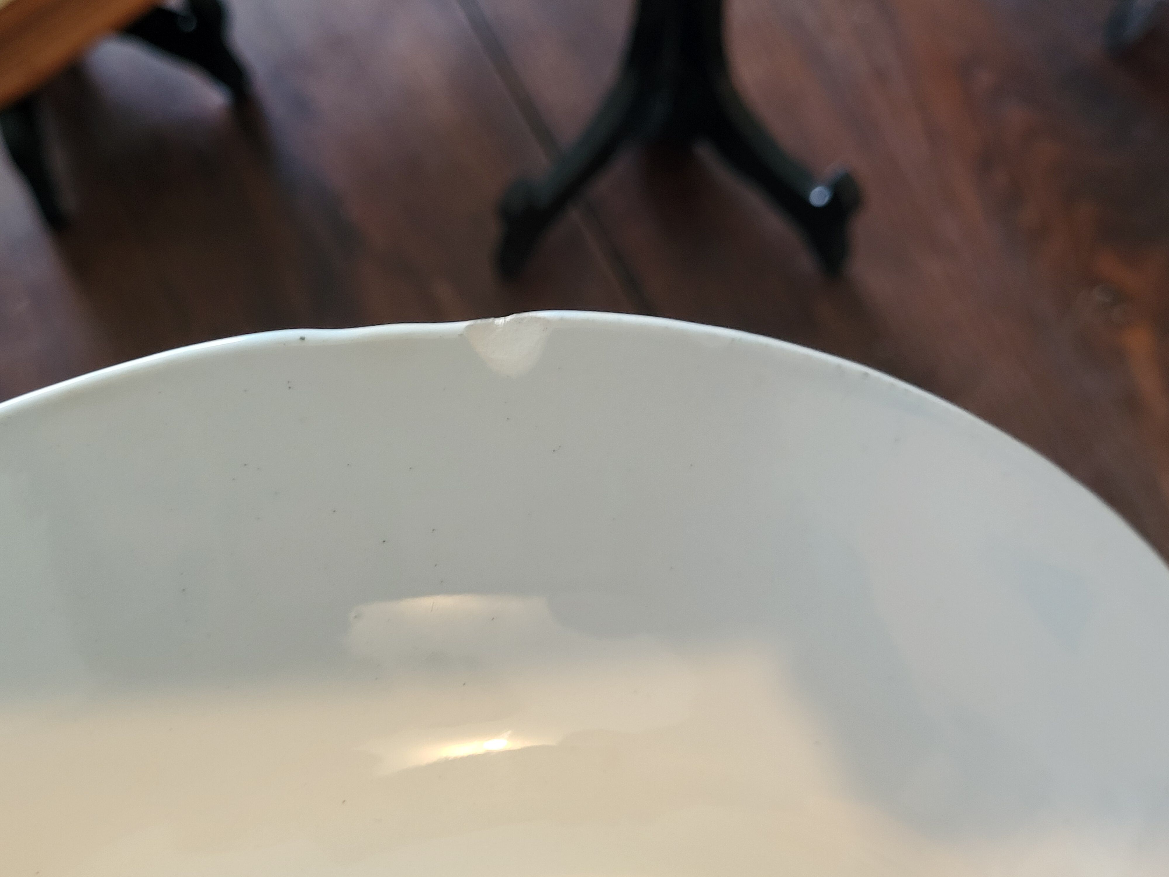 Old earthenware plate – Saint-Amand & Hamage (Nord)