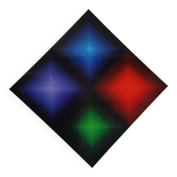 Victor Vasarely Serigraphy Op Art Editions du Griffon