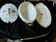 Soupière et plat porcelaine Limoges décor fleuri