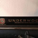 Oven Portable Banker Underwood typewriter