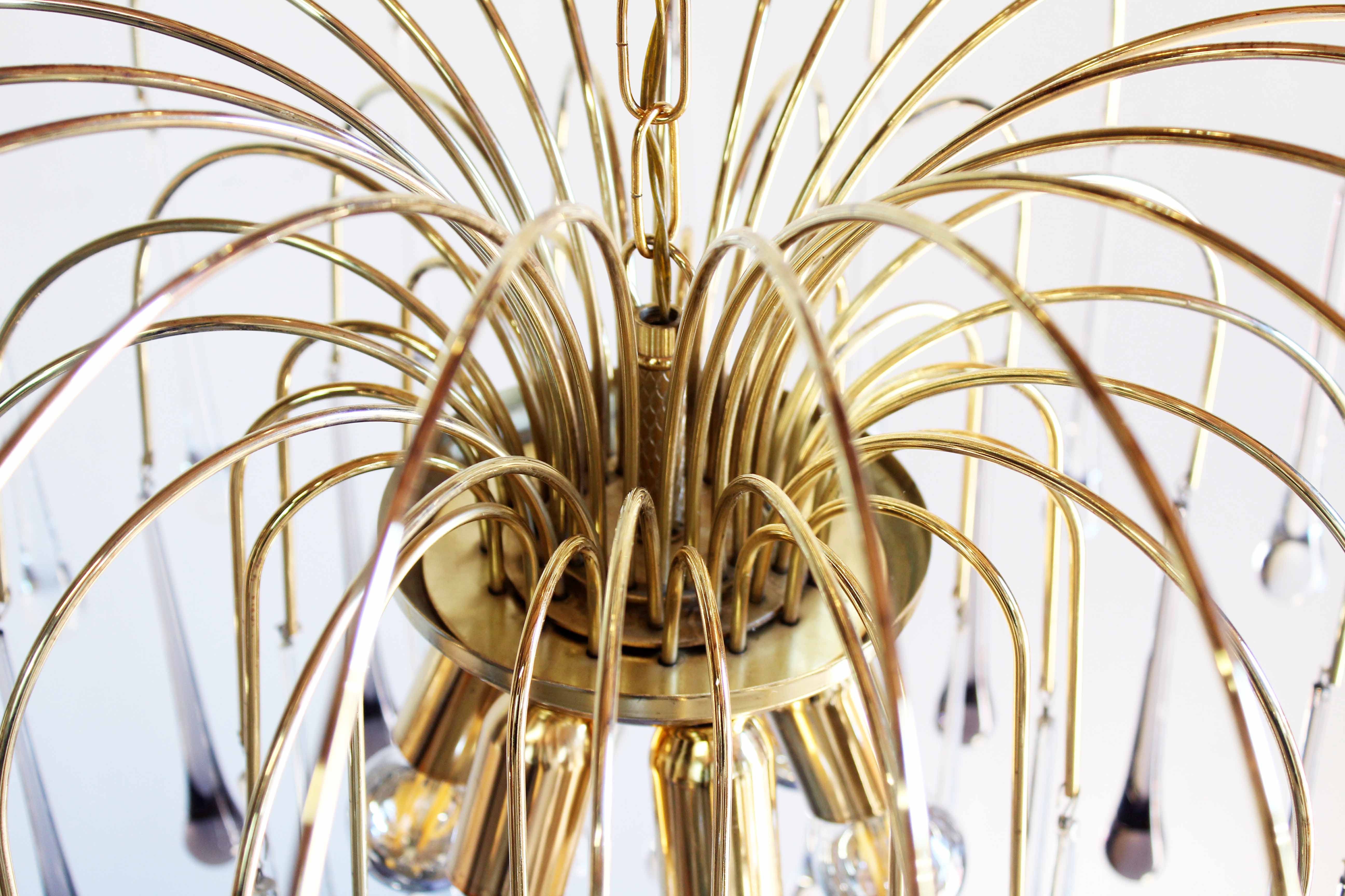 Paolo Venini's "drops" chandelier for Eurolux