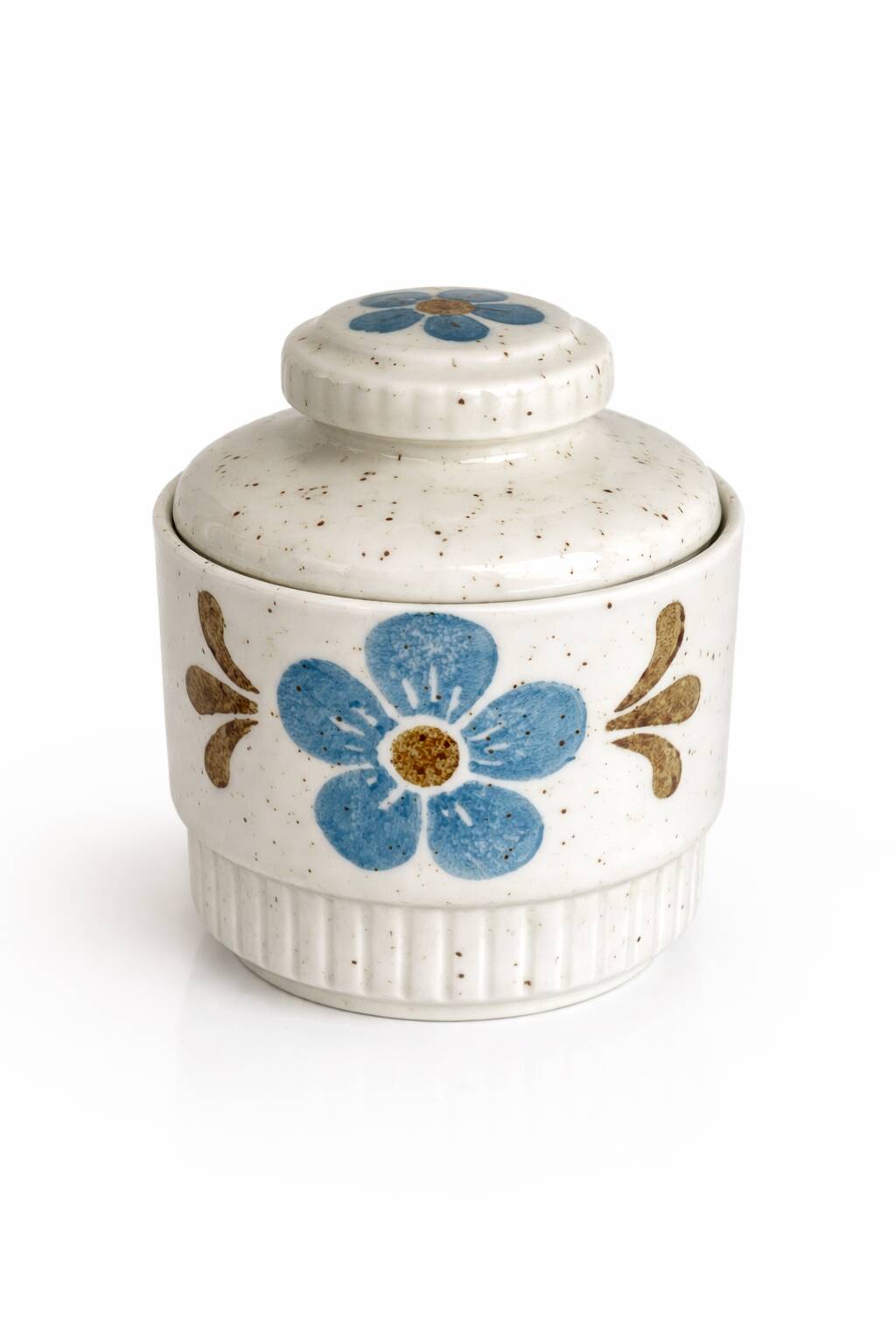 Vintage Bavaria coffee service – porcelain – blue flowers – 24 pieces – 70s