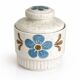 Vintage Bavaria coffee service – porcelain – blue flowers – 24 pieces – 70s