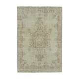 Hand-knotted contemporary turkish beige carpet 208 cm x 300 cm - 36575