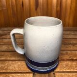 Old BETSCHDORF Tankard Gray Blue Sandstone Vintage #A604