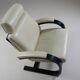 Fauteuil suédois inclinable en cuir nelo par åke fribyter