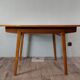 Table extensible en ronce de noyer, Vintage Tchèque 1960s