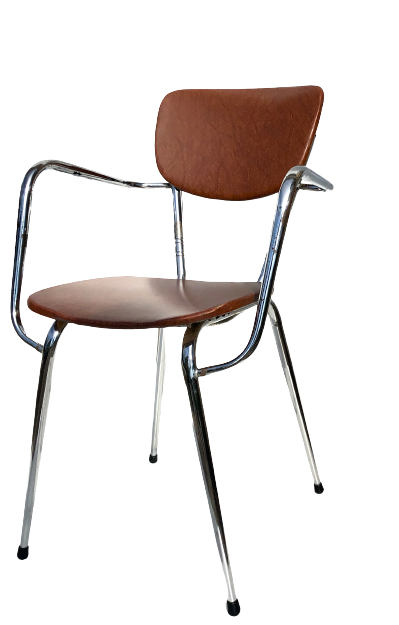 Vintage chair with armrests