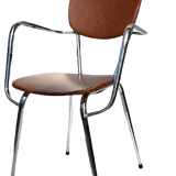 Vintage chair with armrests