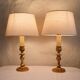 Paire de lampes bougeoir