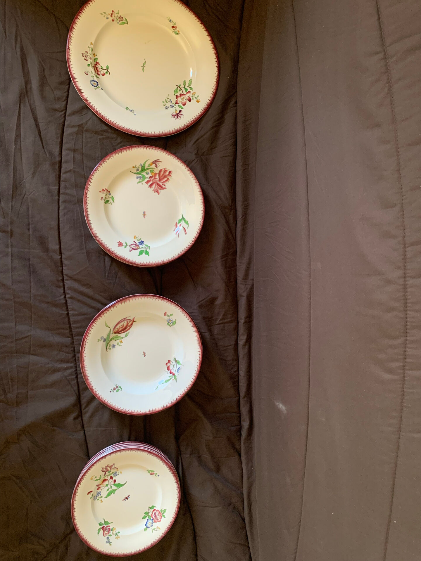Antique table service Sarreguemines U&C – Strasbourg – 24 pieces