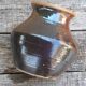 Vintage 1970s glazed stoneware vase