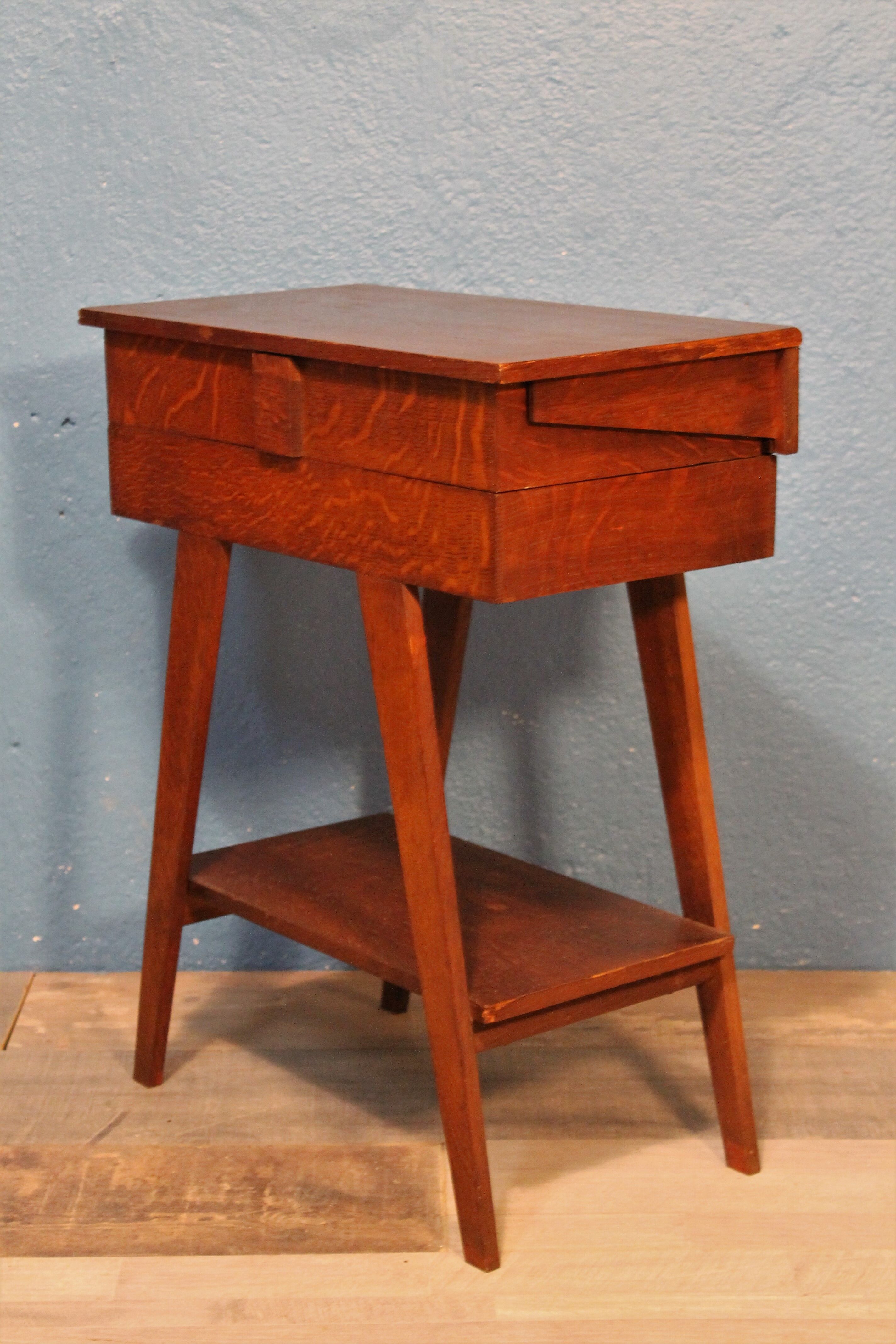 A worker sewing Scandinavian compass 1960