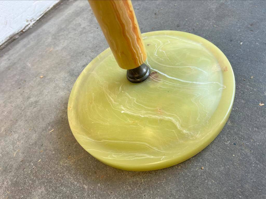 Onyx vintage side table / side table / plant stand