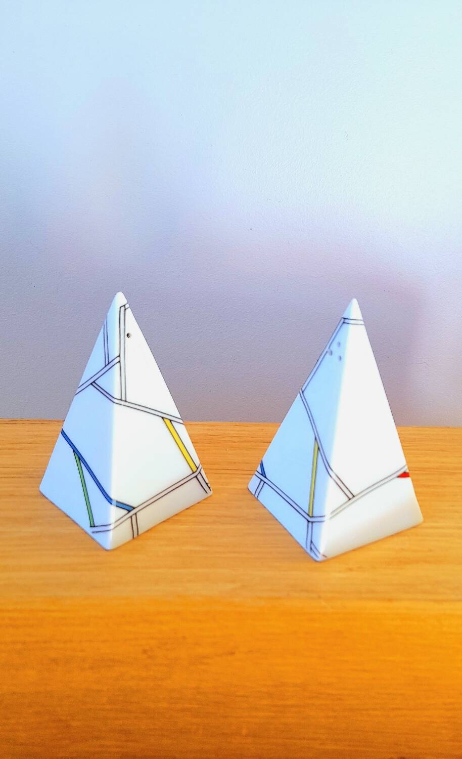 Salt and pepper shakers, Memphis 1980.