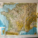 Large map of France 1981