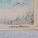 Georges Villa (1883-1965) - Colour lithograph - Gallant scene
