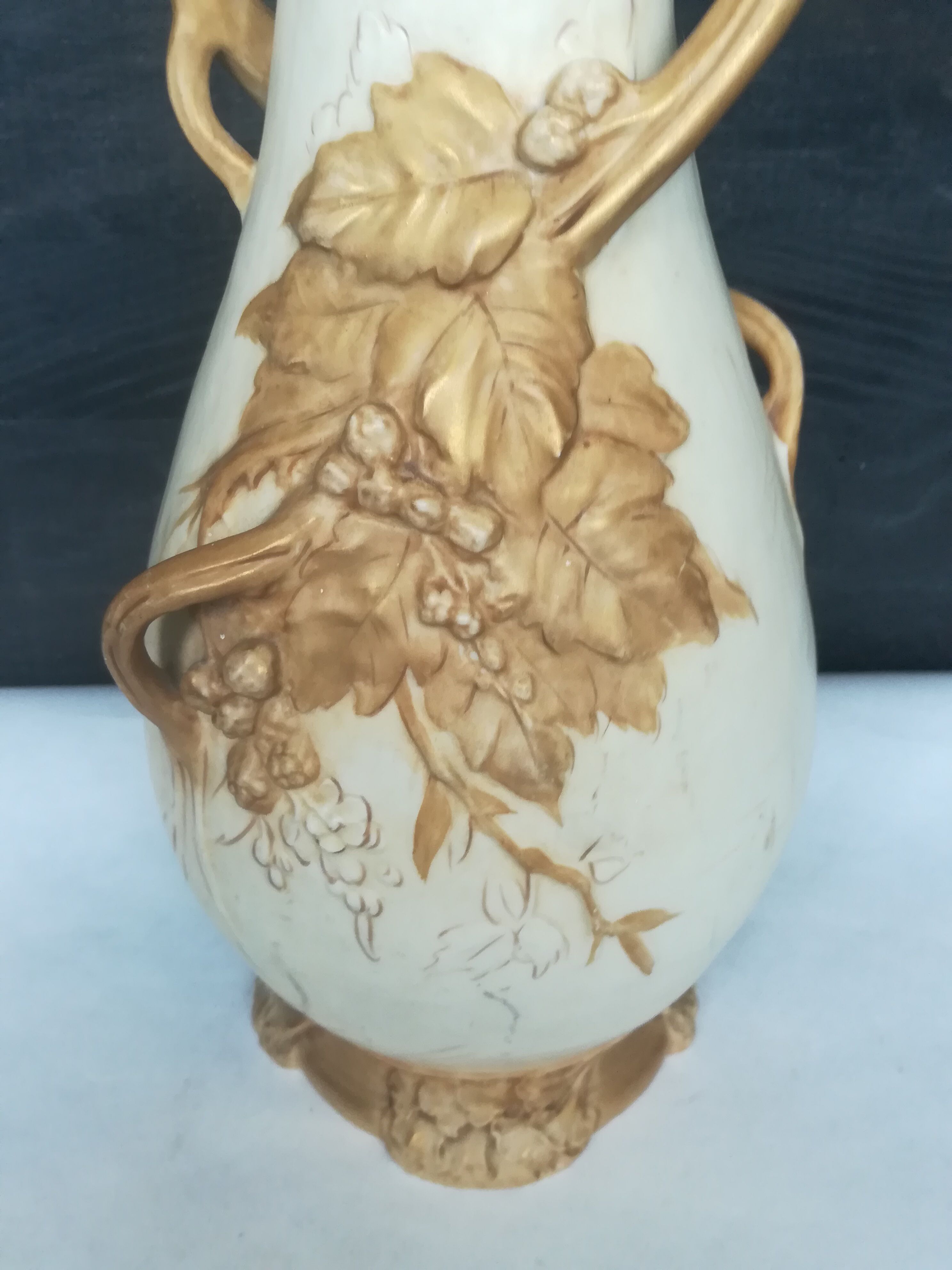 Royal Dux art nouveau porcelain vase
