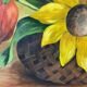Large Table Bouquet of Flowers, Oil on Canvas, Signed Francine Dubo