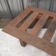 Vintage slatted oak bed base, 1950