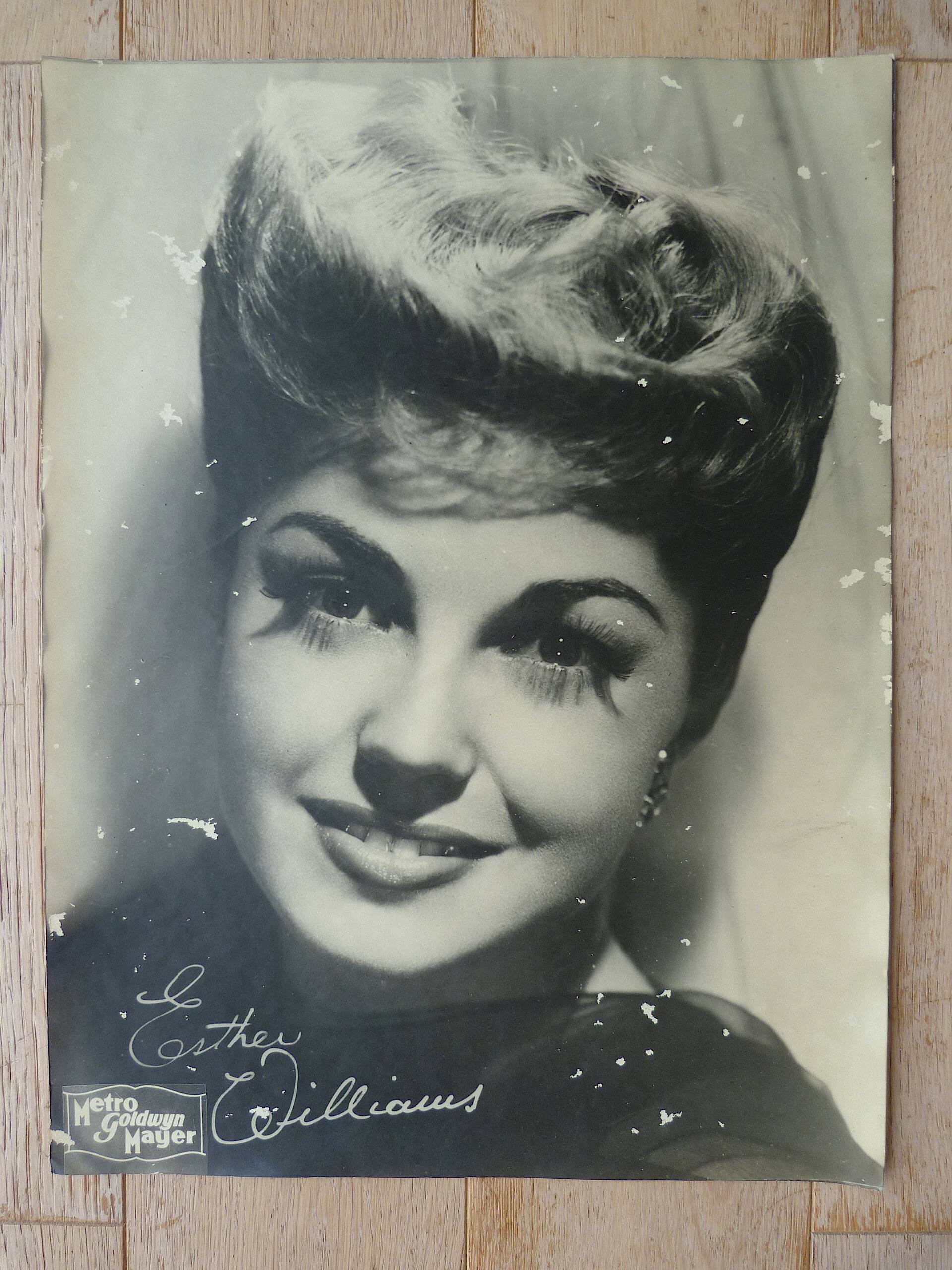 8 vintage autographed photos of American stars Metro Goldwin Mayer