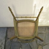 Antique chair, gilded-canned