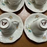 Service à café/thé 26 pièces en porcelaine de Sologne